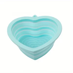 Bebedero plegable corazón - Azul